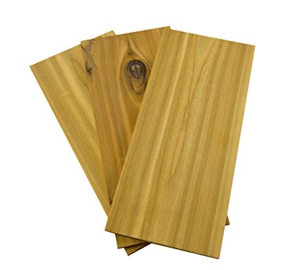Charcoal Companion Cedar Wood Grilling Planks, Set of 3