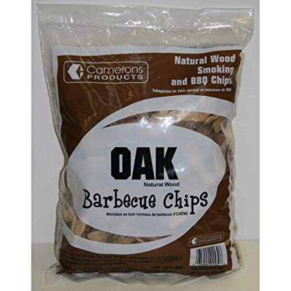 Oak Wood Smoker Chips - 100% All Natural, Coarse Wood Smoking Chips- 2 lb. Bag for Smokers and Barbecues