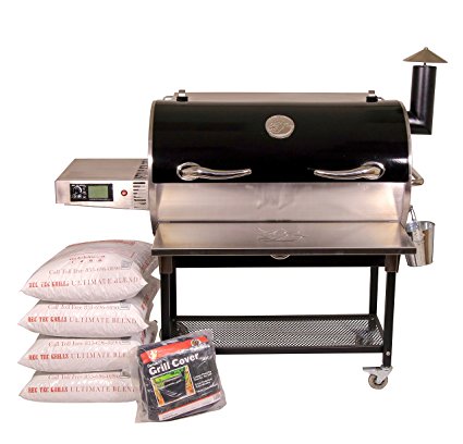 REC TEC Grills Bull | RT-700 | Bundle | Wifi Enabled | Portable Wood Pellet Grill | Built in Meat Probes | Stainless Steel | 40lb Hopper | 6 Year Warranty | Hotflash Ceramic Ignition System